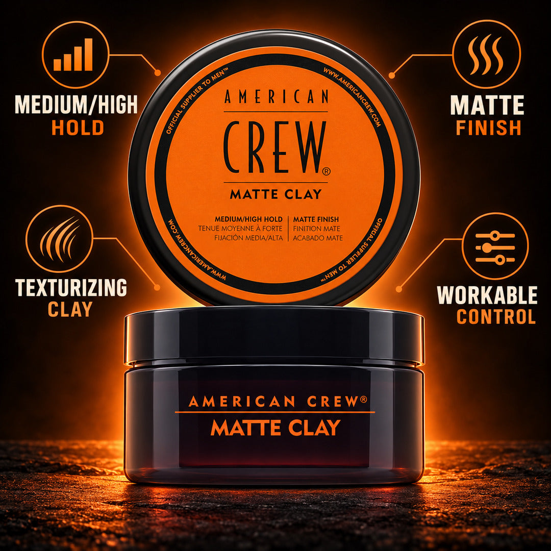 American Crew Texturizing Matte Clay with Medium Hold 85g