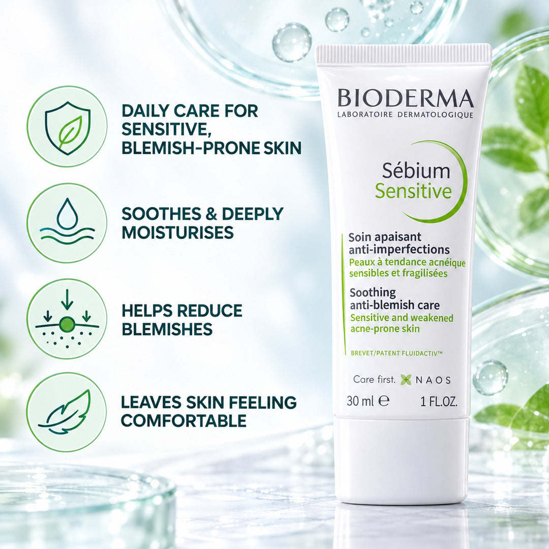 Bioderma Sebium Sensitive Soothing Anti Blemish Care 30ml