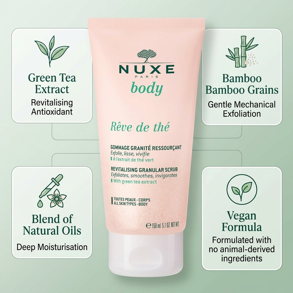Nuxe - RASVE DE THE Body Scrub 150 ml Black