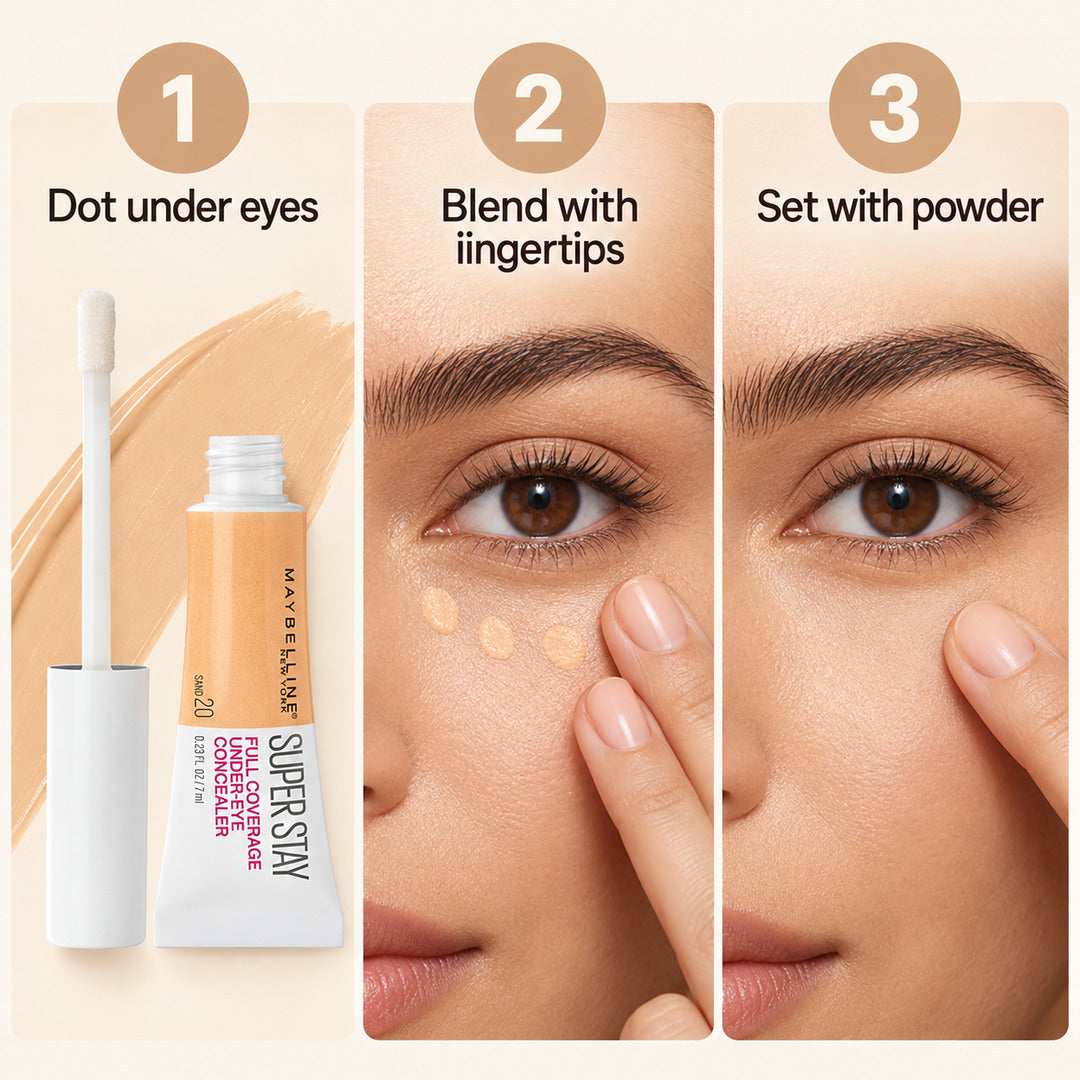 Maybelline Superstay Full Coverage Concealer 20 Sand