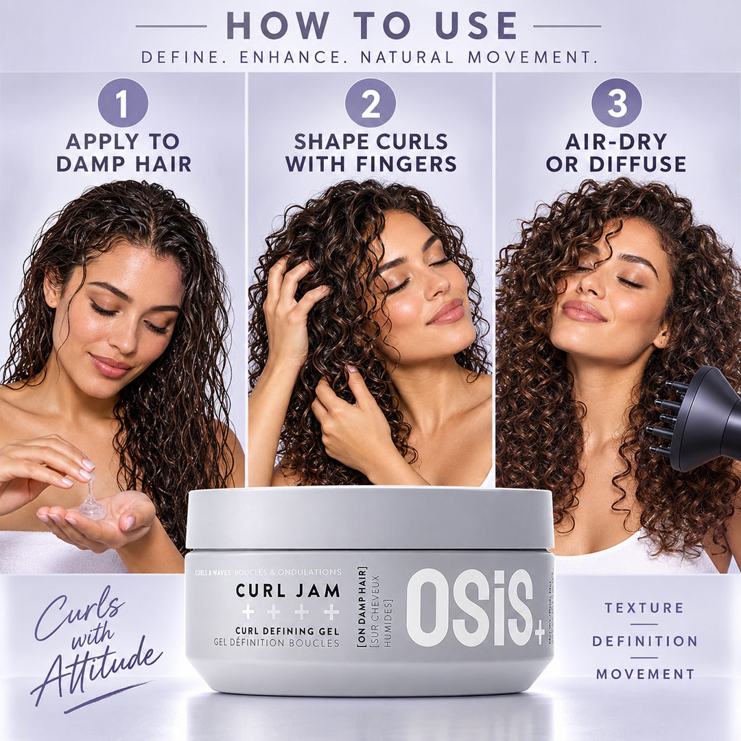 Schwarzkopf Professional Osis+ Curl Jam Curl Defining Gel 300ml