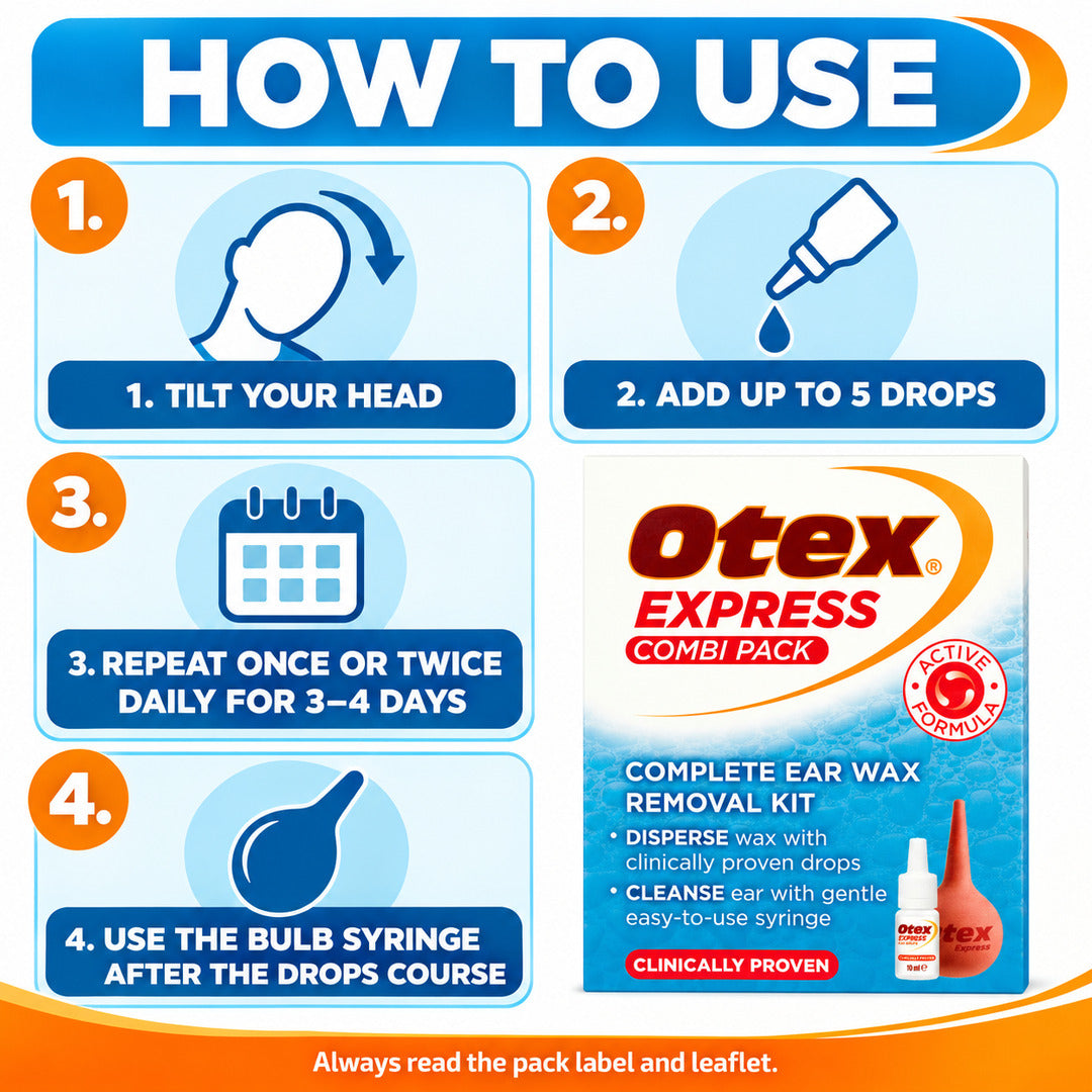Otex Express Combi Ear Wax Removal Kit