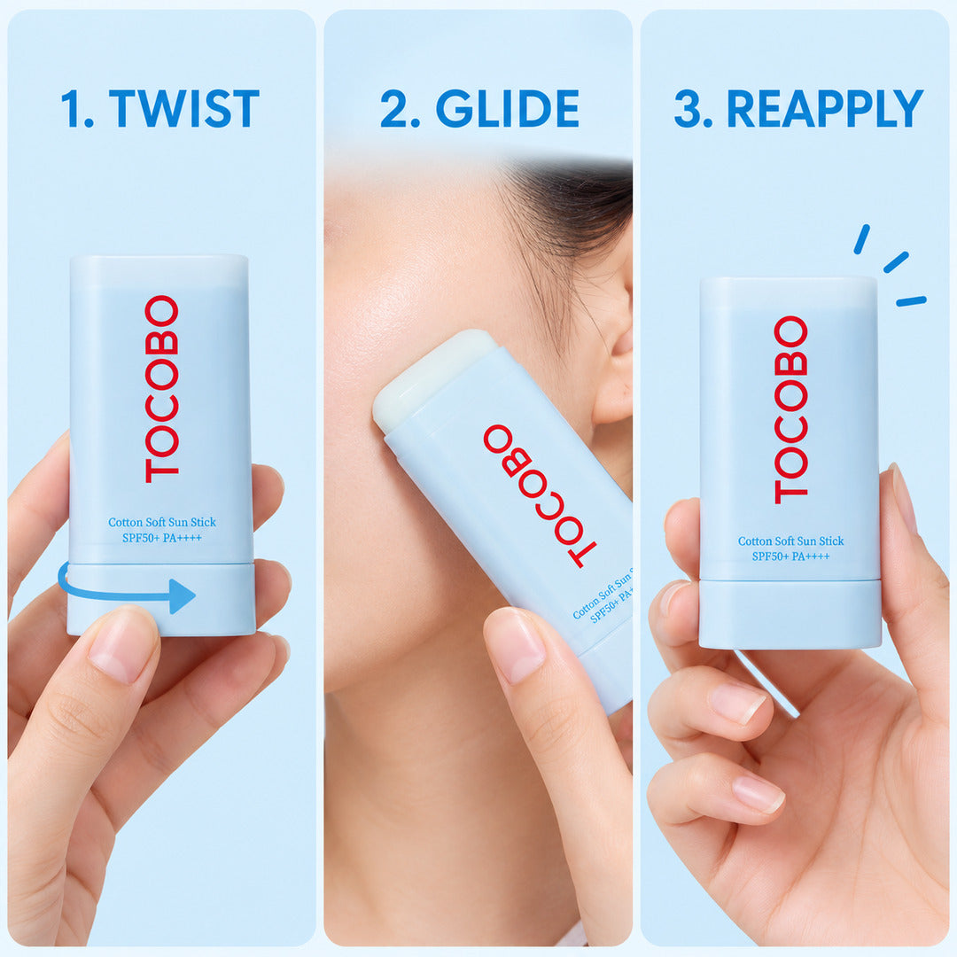 TOCOBO Cotton Soft Sun Stick SPF50+ PA++++, 19 g