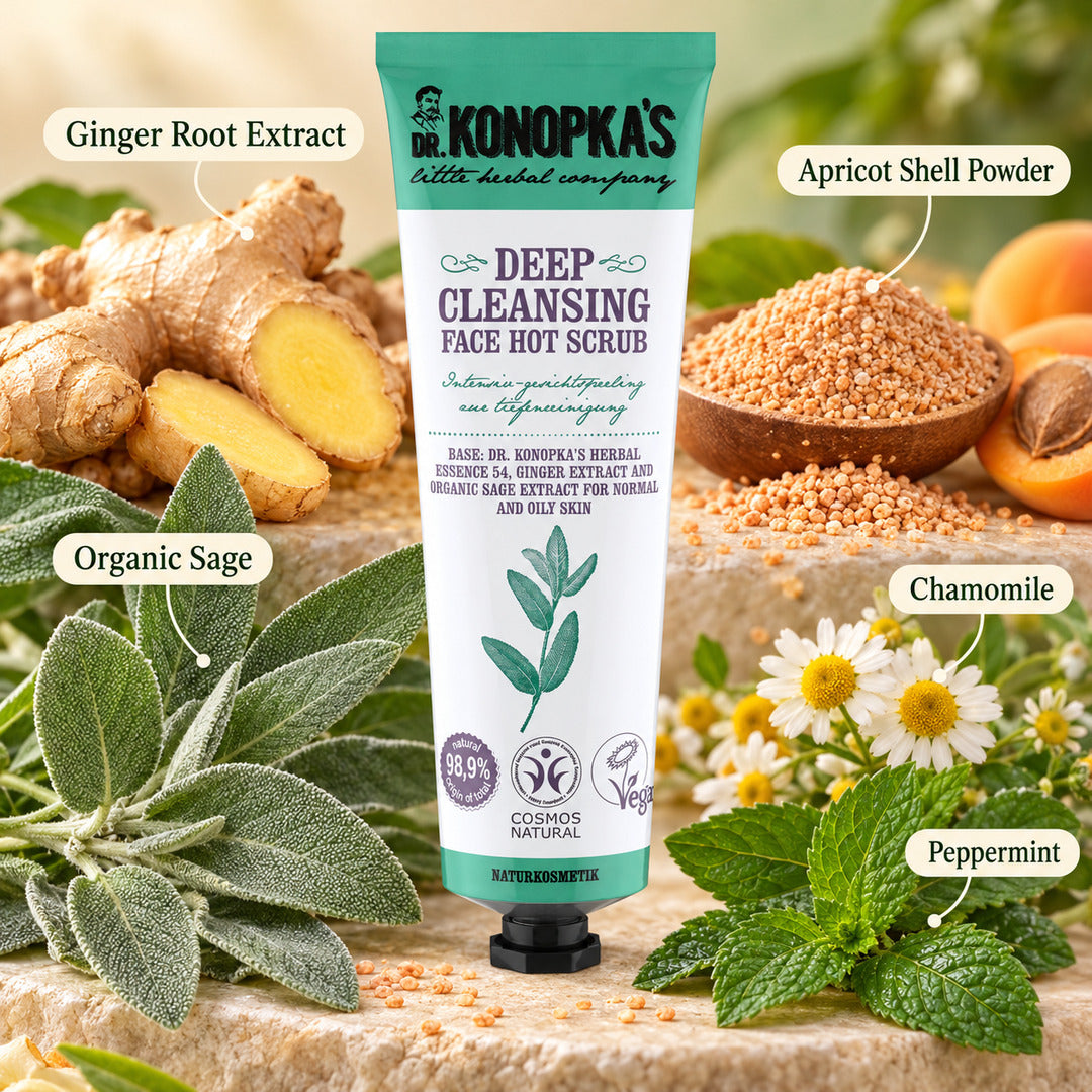 Dr.Konopka's Deep Cleansing Face Hot Scrub, 75 ml