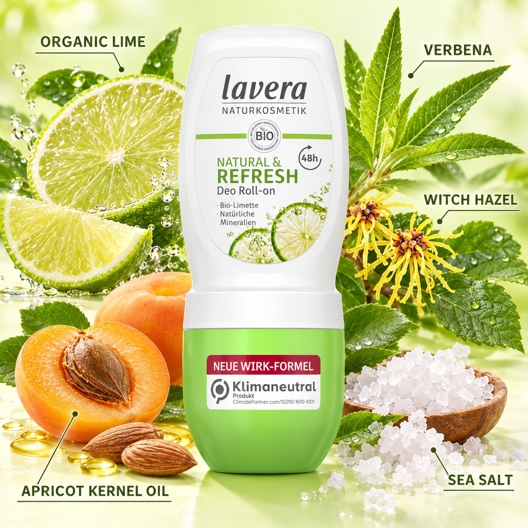Lavera Roll On Deodorant- Natural and Refresh 50ml