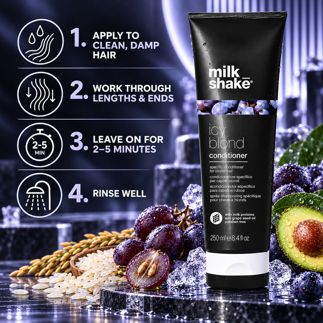 Milk Shake Icy Blond Conditioner For Blonde Hair 250ml