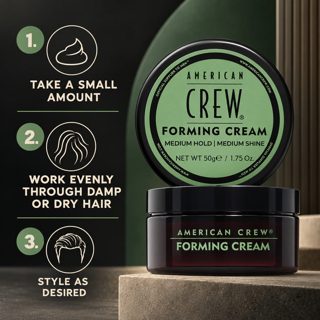 American Crew Men's Hair Forming Cream Medium Hold