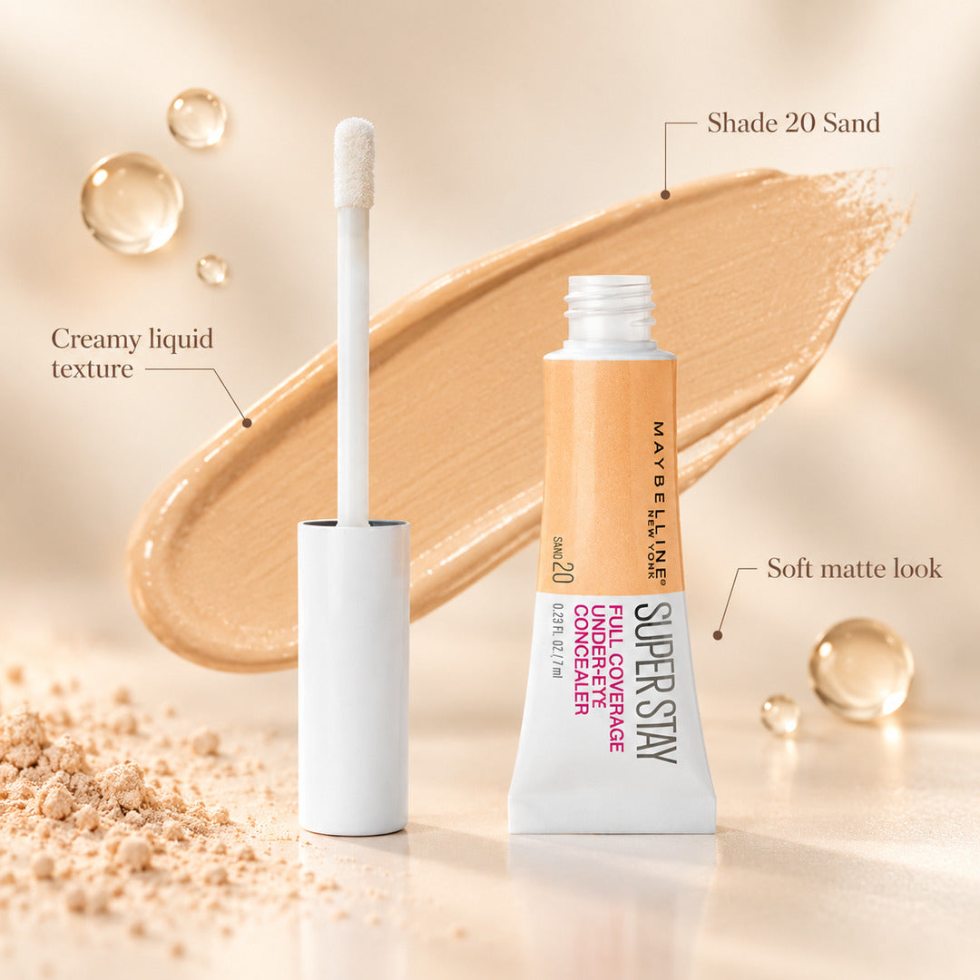 Maybelline Superstay Full Coverage Concealer 20 Sand