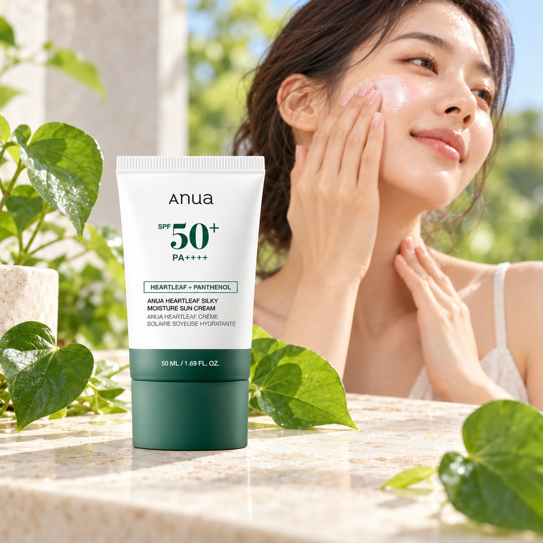 Anua Heartleaf Silky Moisture Sun Cream SPF 50+ PA++++ 50 ml