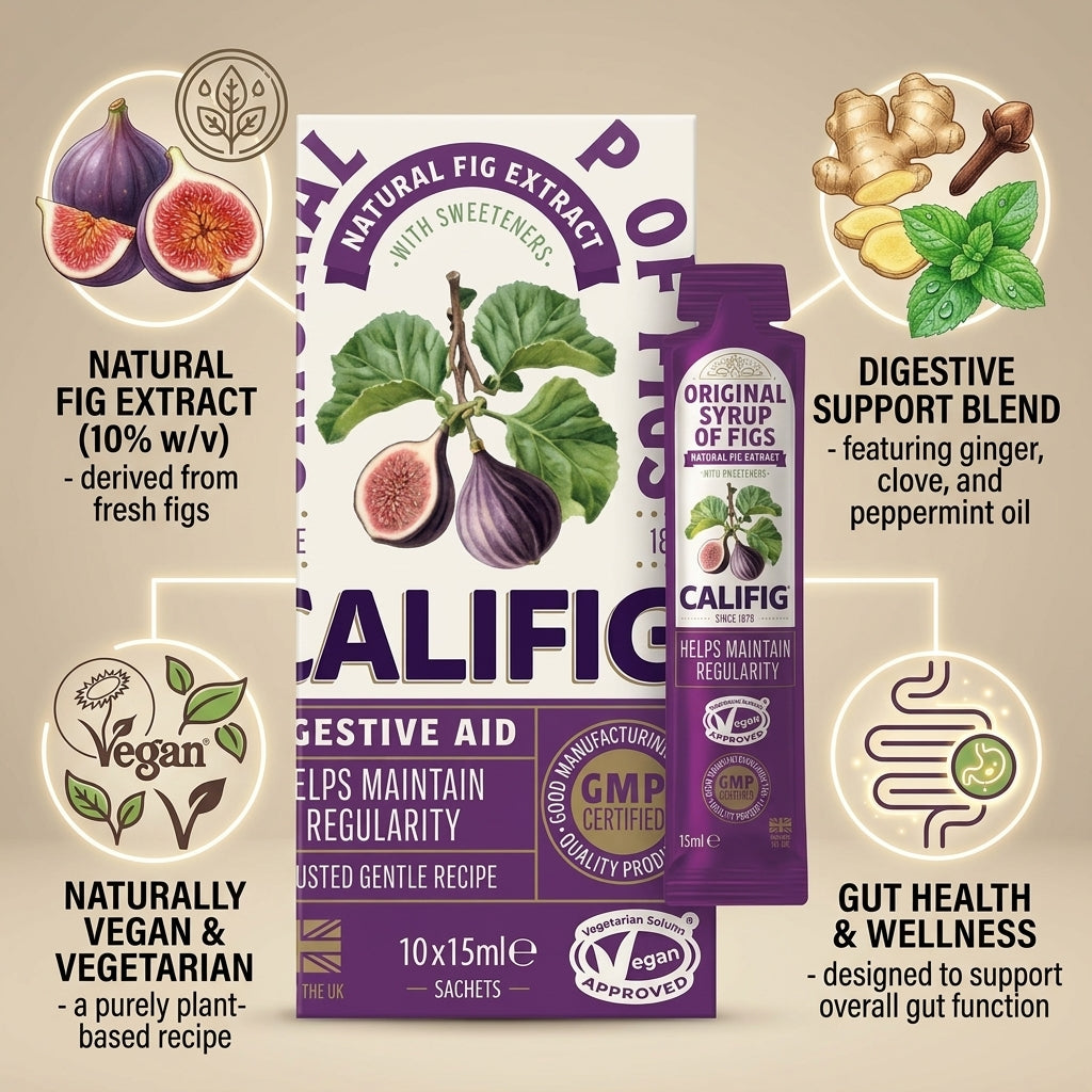 Califig Original Syrup Of Figs Digestive Aid 10x15ml Sachets