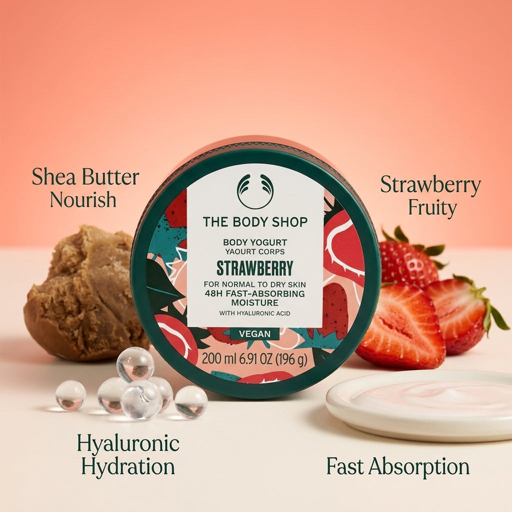 The Body Shop Body Yogurt Strawberry 200ml