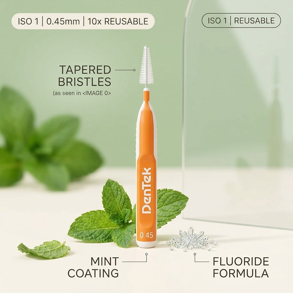 Dentek Interdental Brushes 0.45mm ISO 1