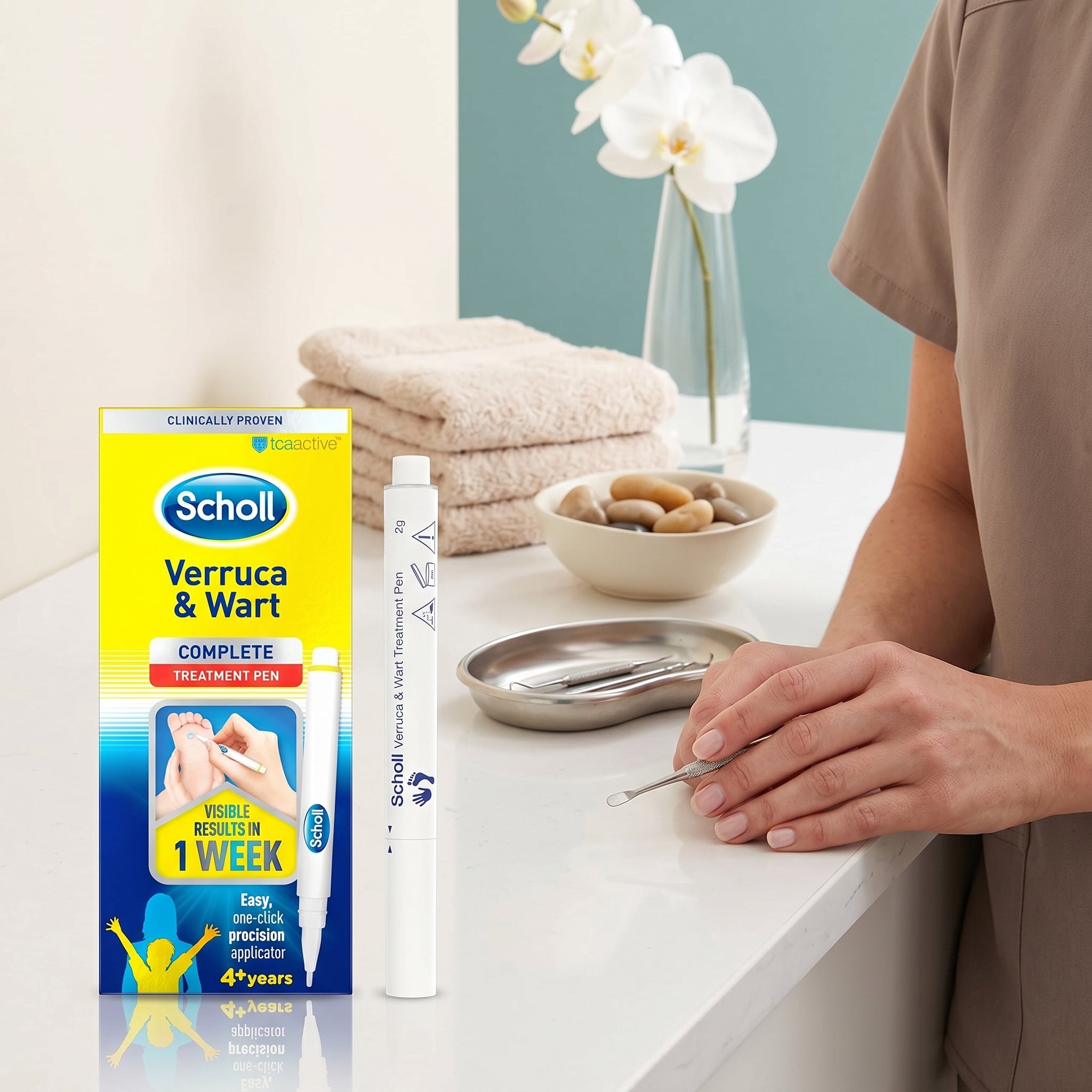 Scholl Verruca and Wart Complete Treatment Pen 2g