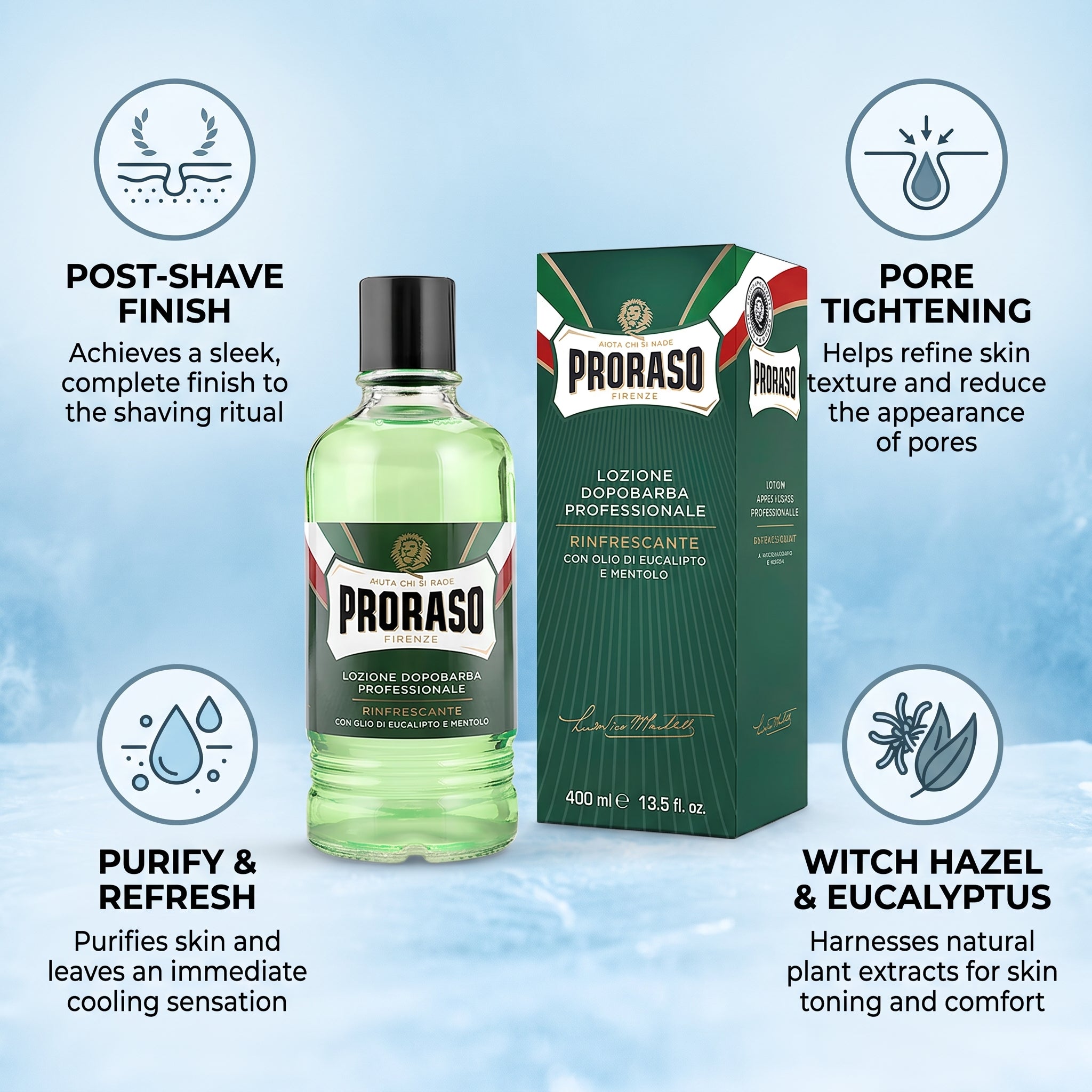 Proraso Refreshing After Shave Lotion - 400ml
