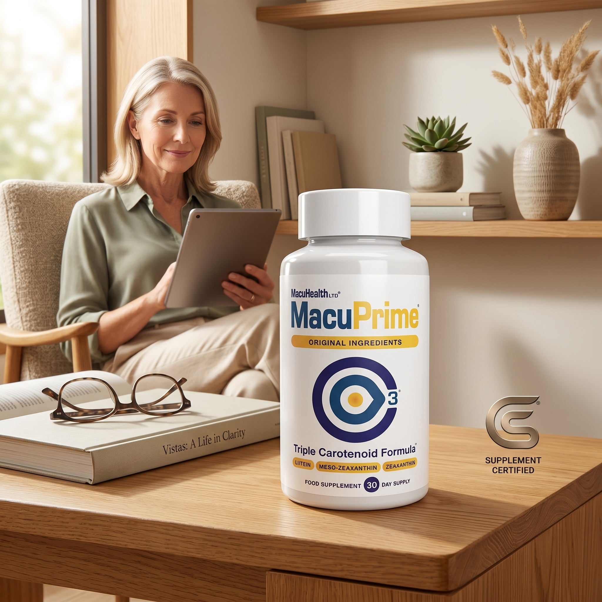 MacuPrime 30 Days Supply Food Supplement Original Ingredients