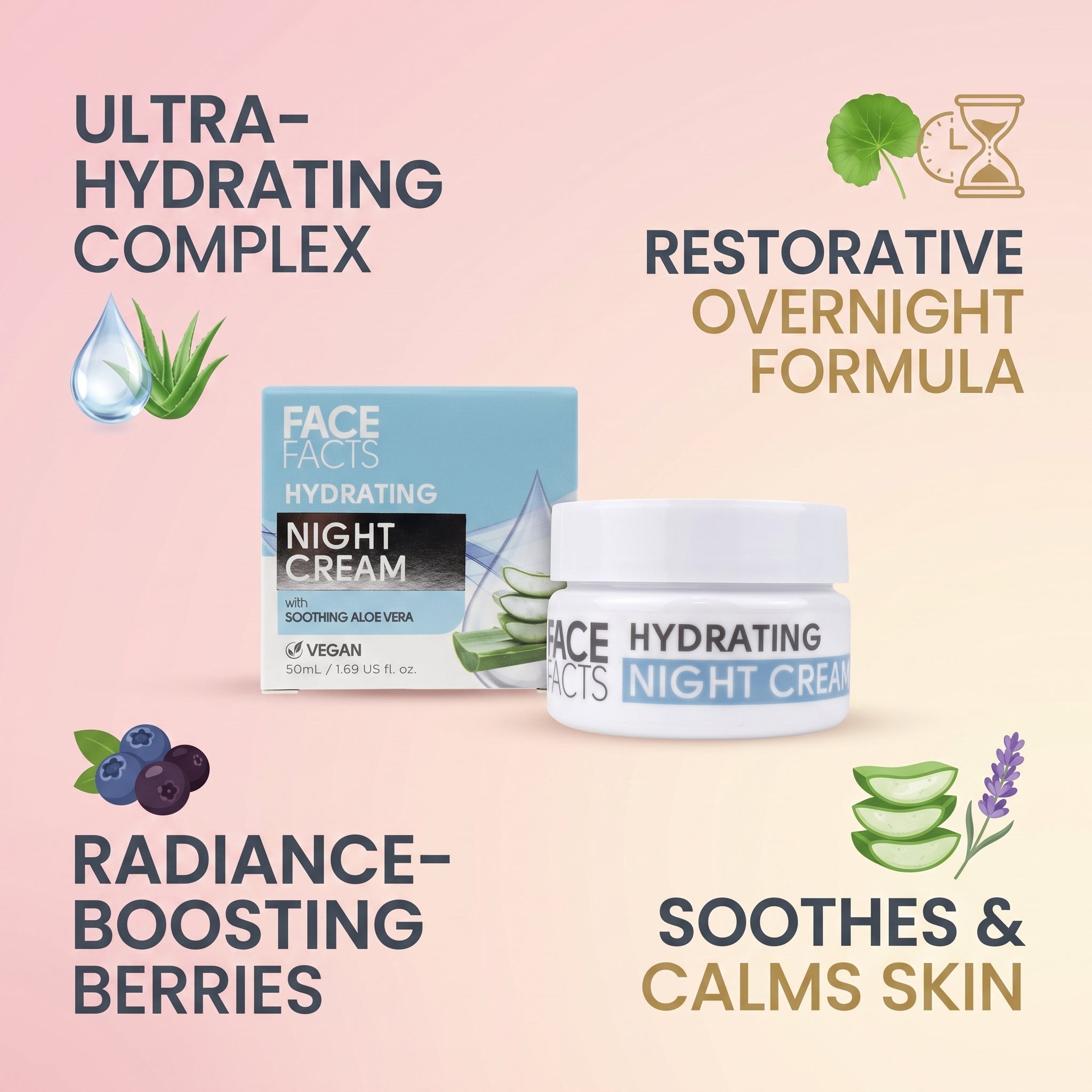 Face facts night cream 50ml