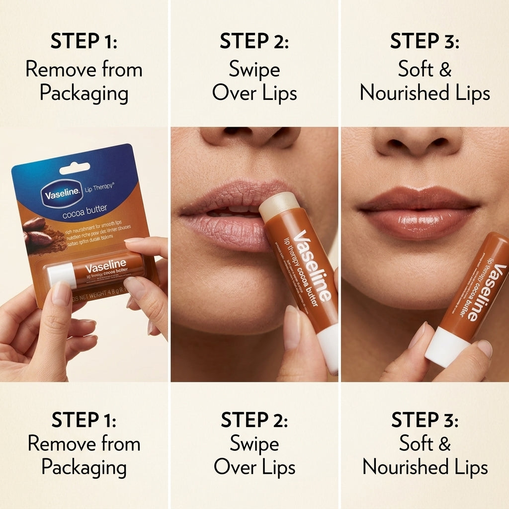 Vaseline Lip Care Stick 4.8g Cocoa