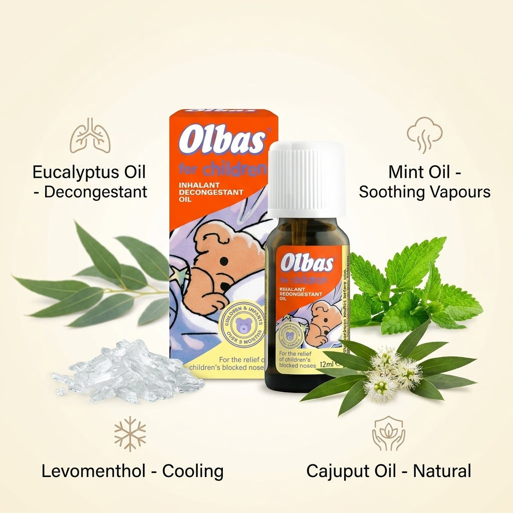 Olbas for Children Inhalant Decongestant Oil 12ml