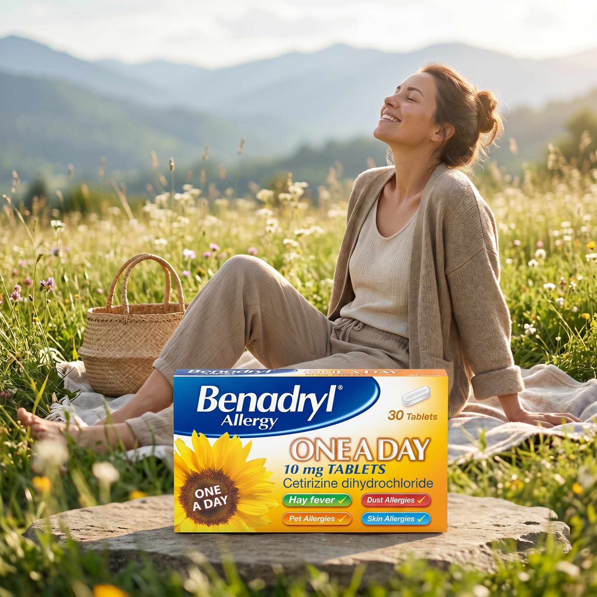 Benadryl Allergy One a Day Tablets 30tabs