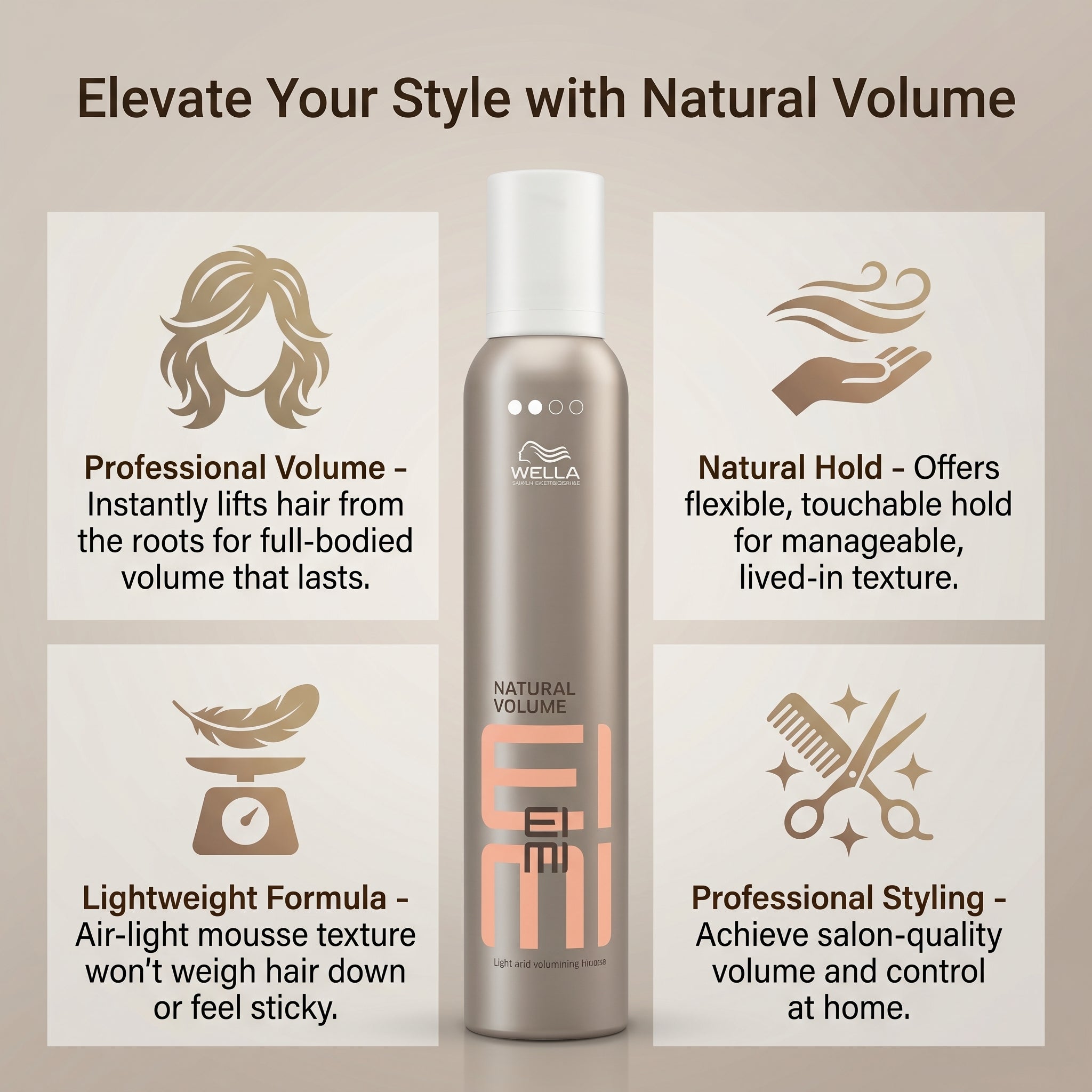 Wella Professionals EIMI Natural Volume 300ml