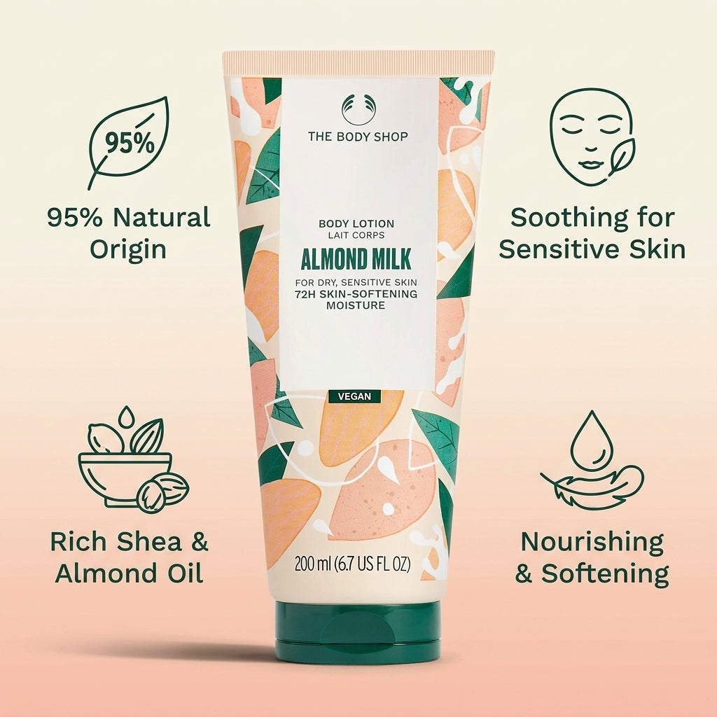 Body Shop Almond Milk 200ml