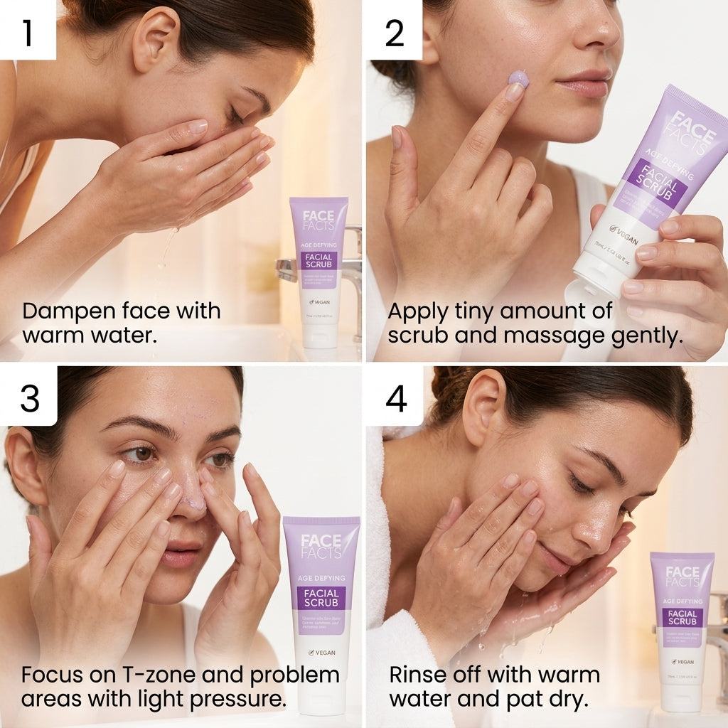 Face Facts Acai Berry Age Defying Facial Scrub 75ml
