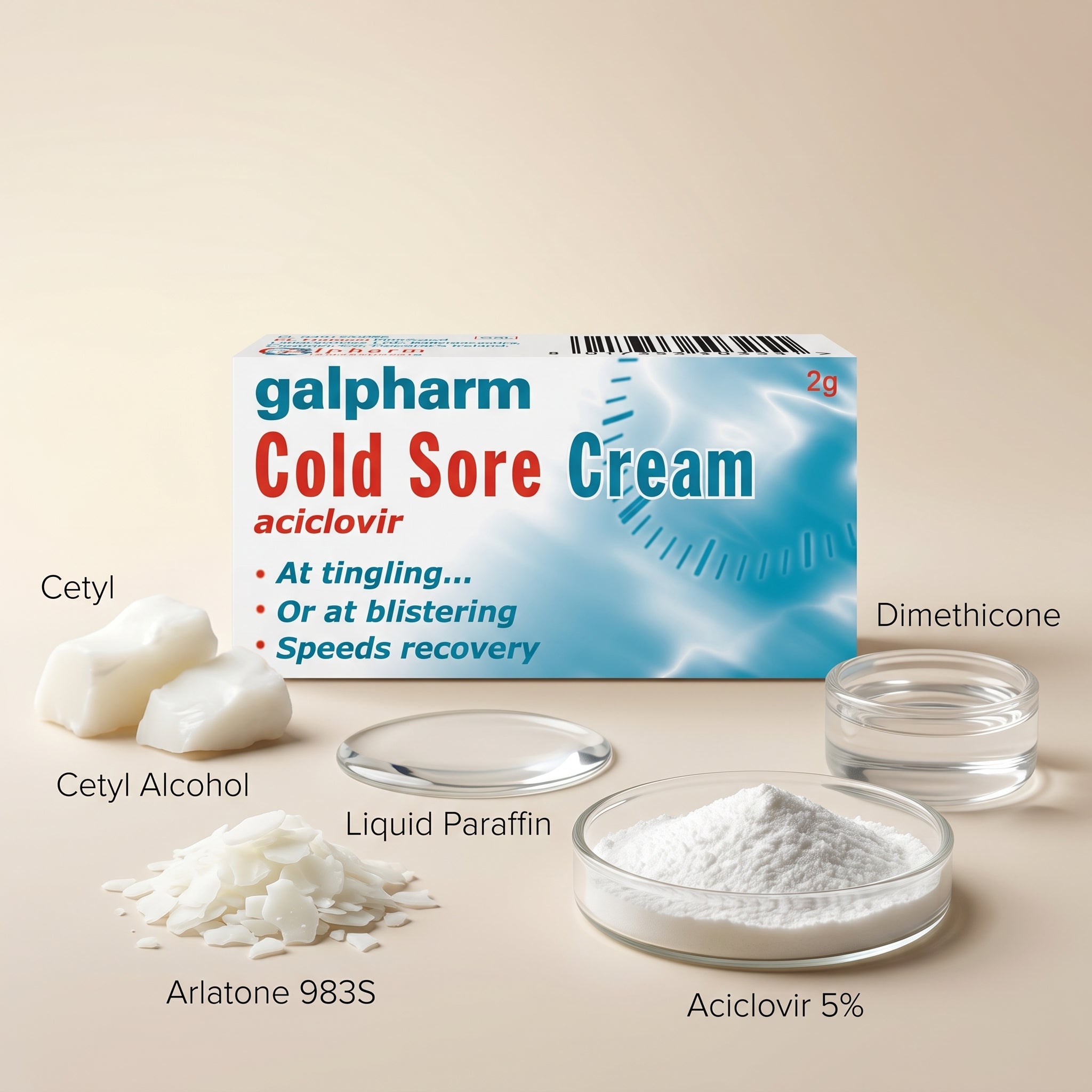 Galpharm Cold Sore Cream 2g