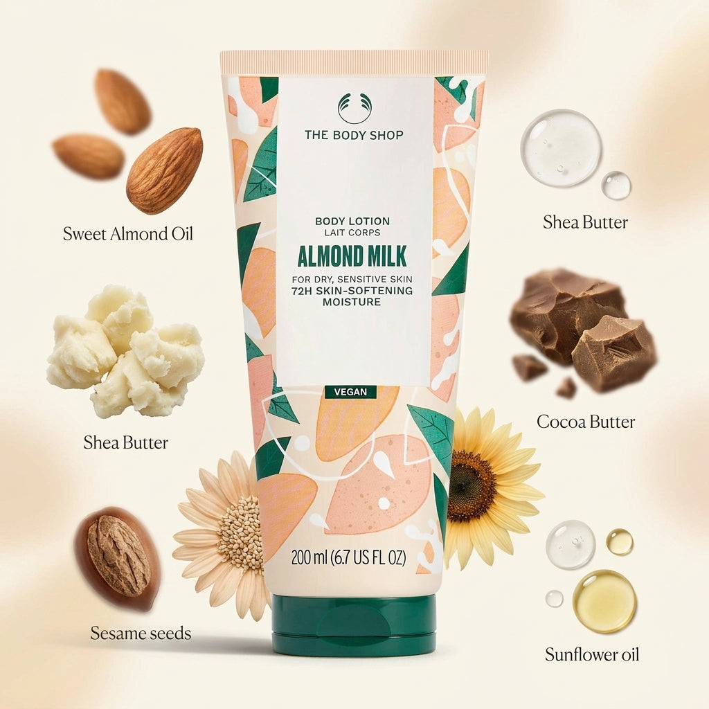 Body Shop Almond Milk 200ml