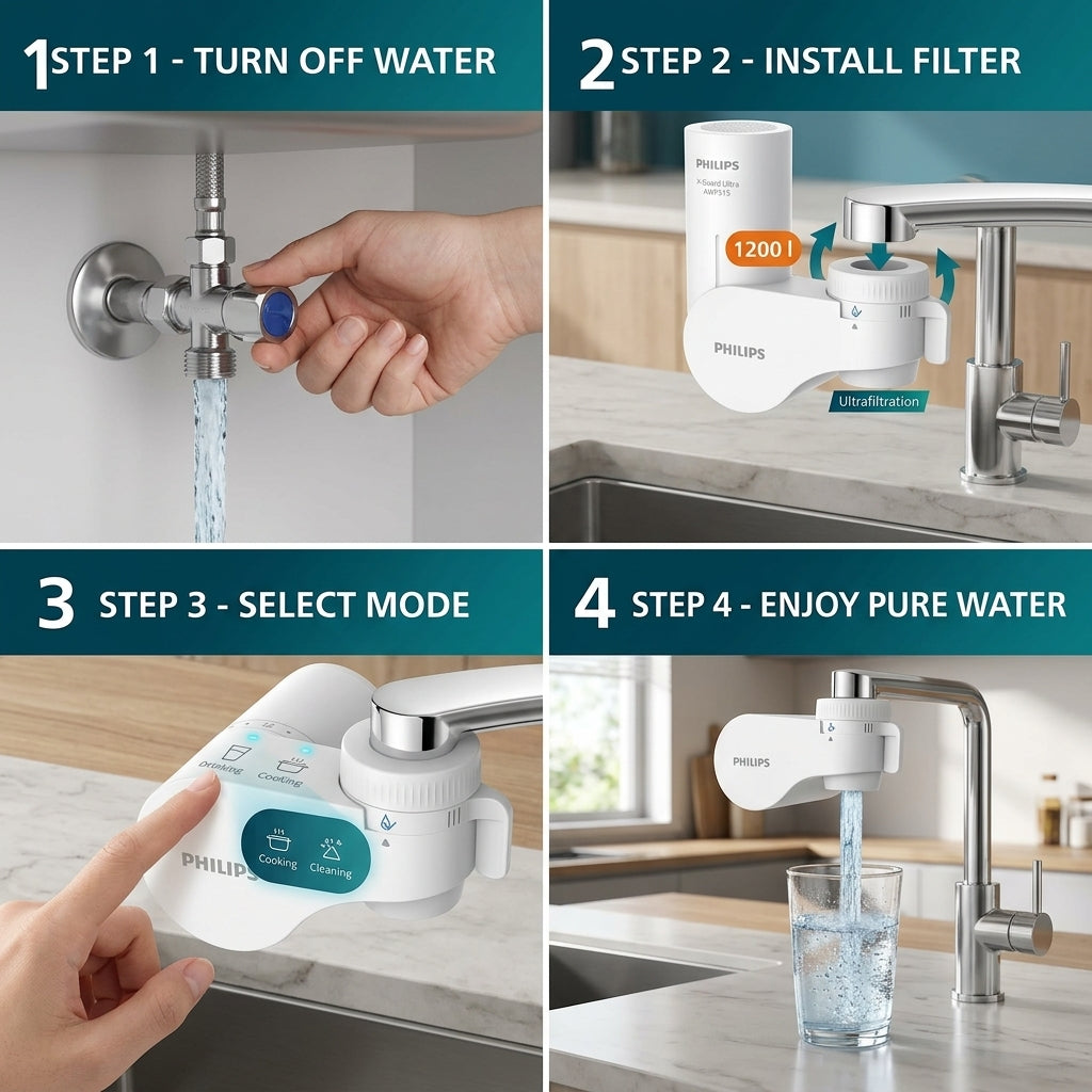 Philips X-Guard Ultra On-tap Filtration AWP3754