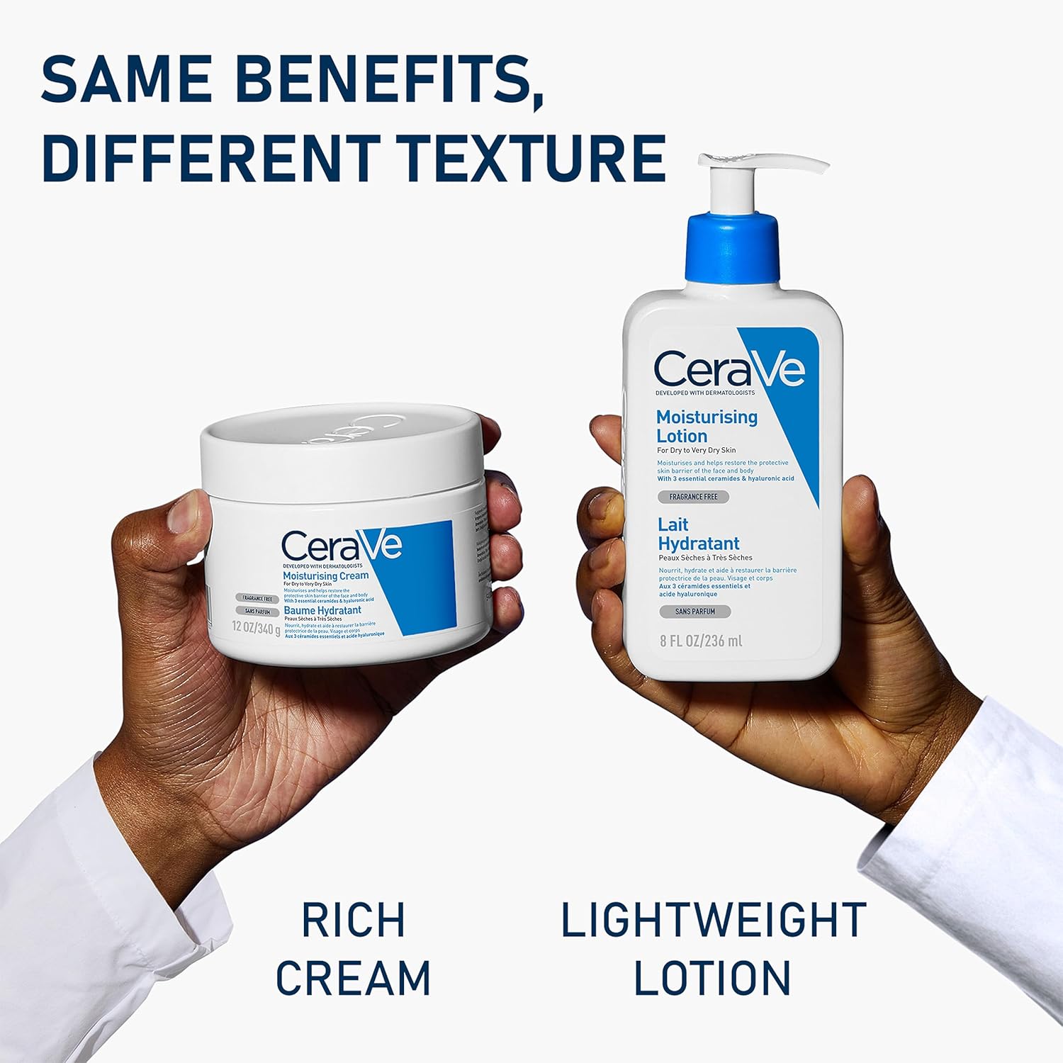 CeraVe Moisturising Lotion, Face & Body, With 3 Essential Ceramides & Hyaluronic Acid, For Dry to Very Dry skin