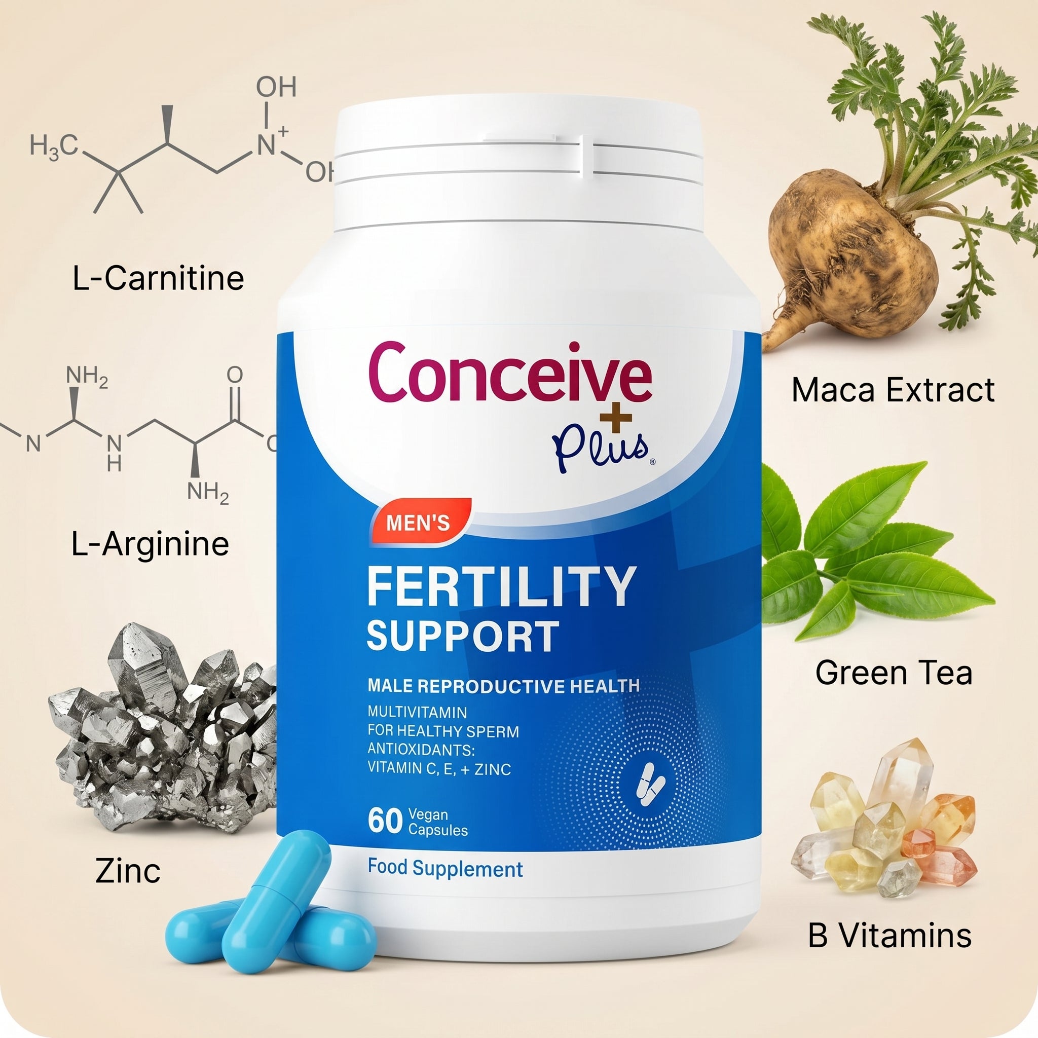 Conceive Plus Men's Fertility Support 60 Tablets