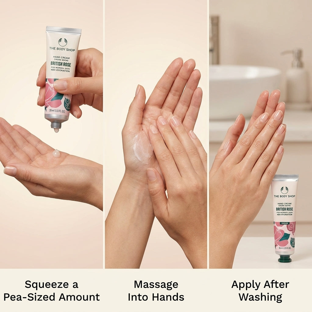 The Body Shop Hand Cream British Rose 30ml