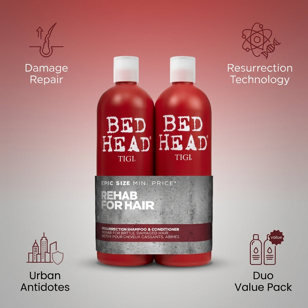 TIGI Bed Head Resurrection Shampoo & Conditioner 1500ml