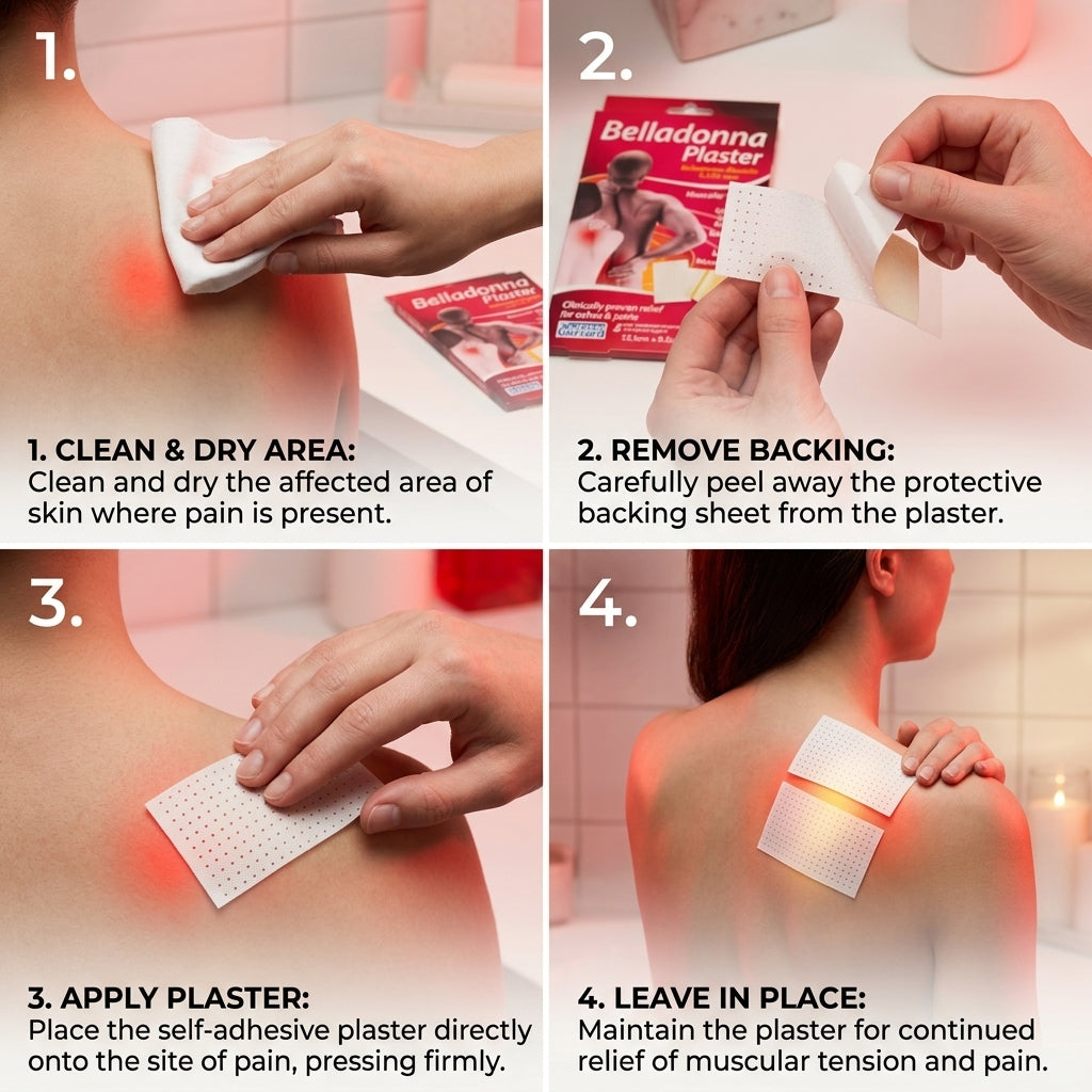 Belladonna Medicated Plaster 1Pc