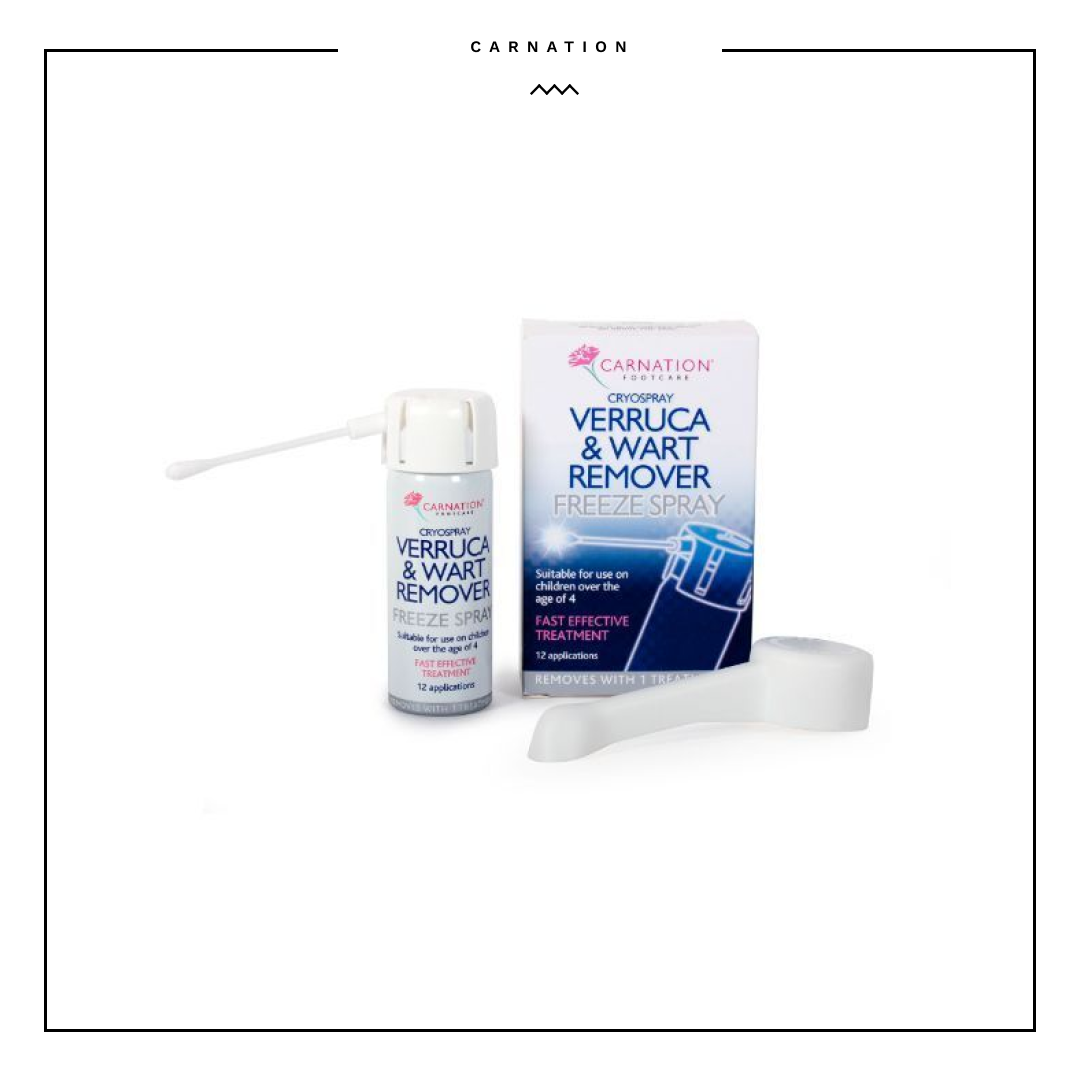 Carnation Cryospray Verruca and Wart Remover Freeze Spray 50ml