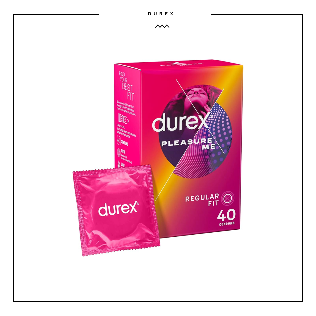 Durex Pleasure Me Condoms Regular Fit