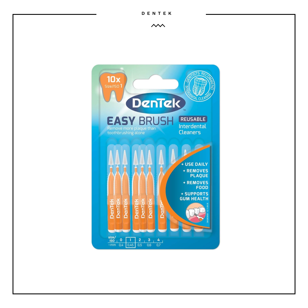 Dentek Interdental Brushes 0.45mm ISO 1
