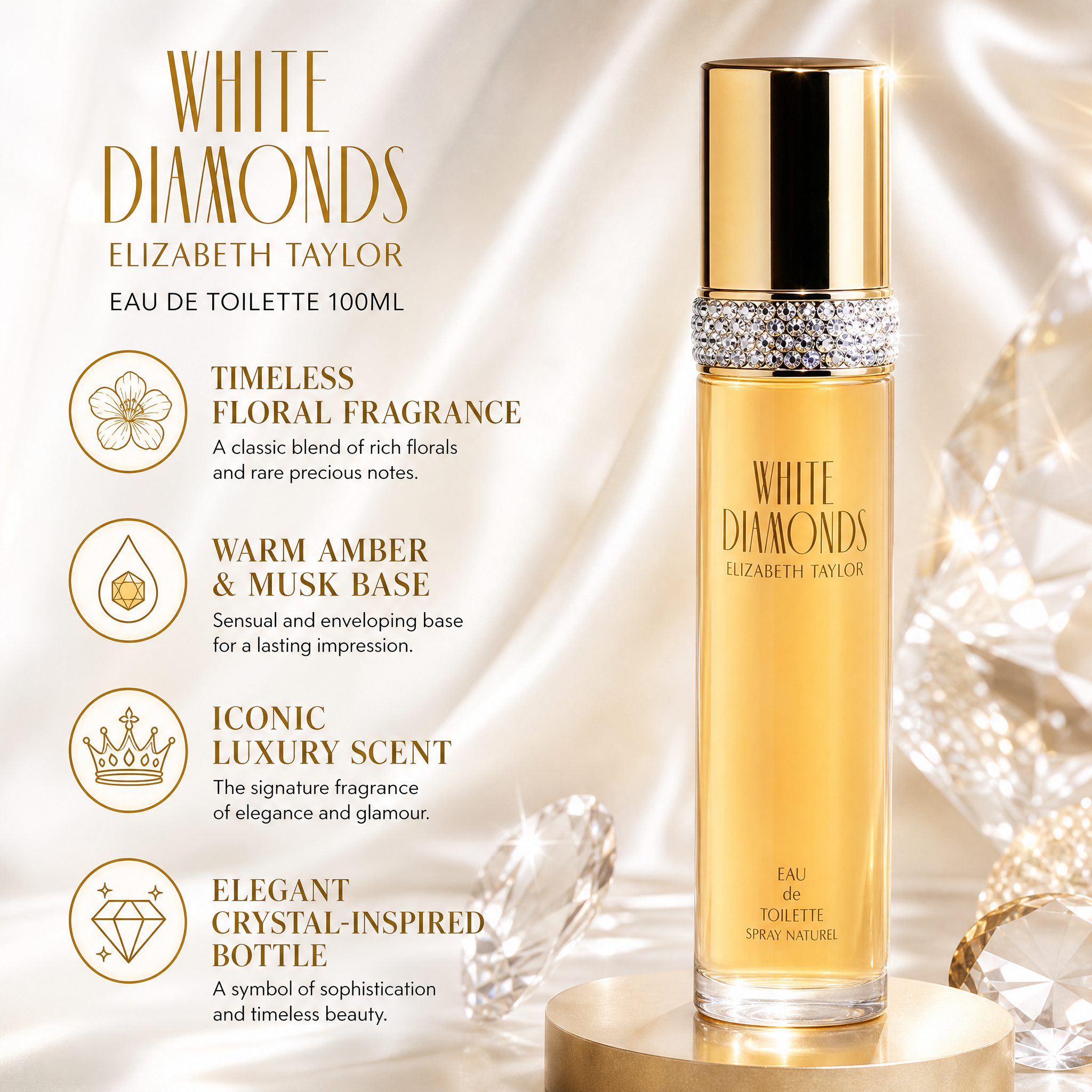 Elizabeth Taylor White Diamonds 100ml