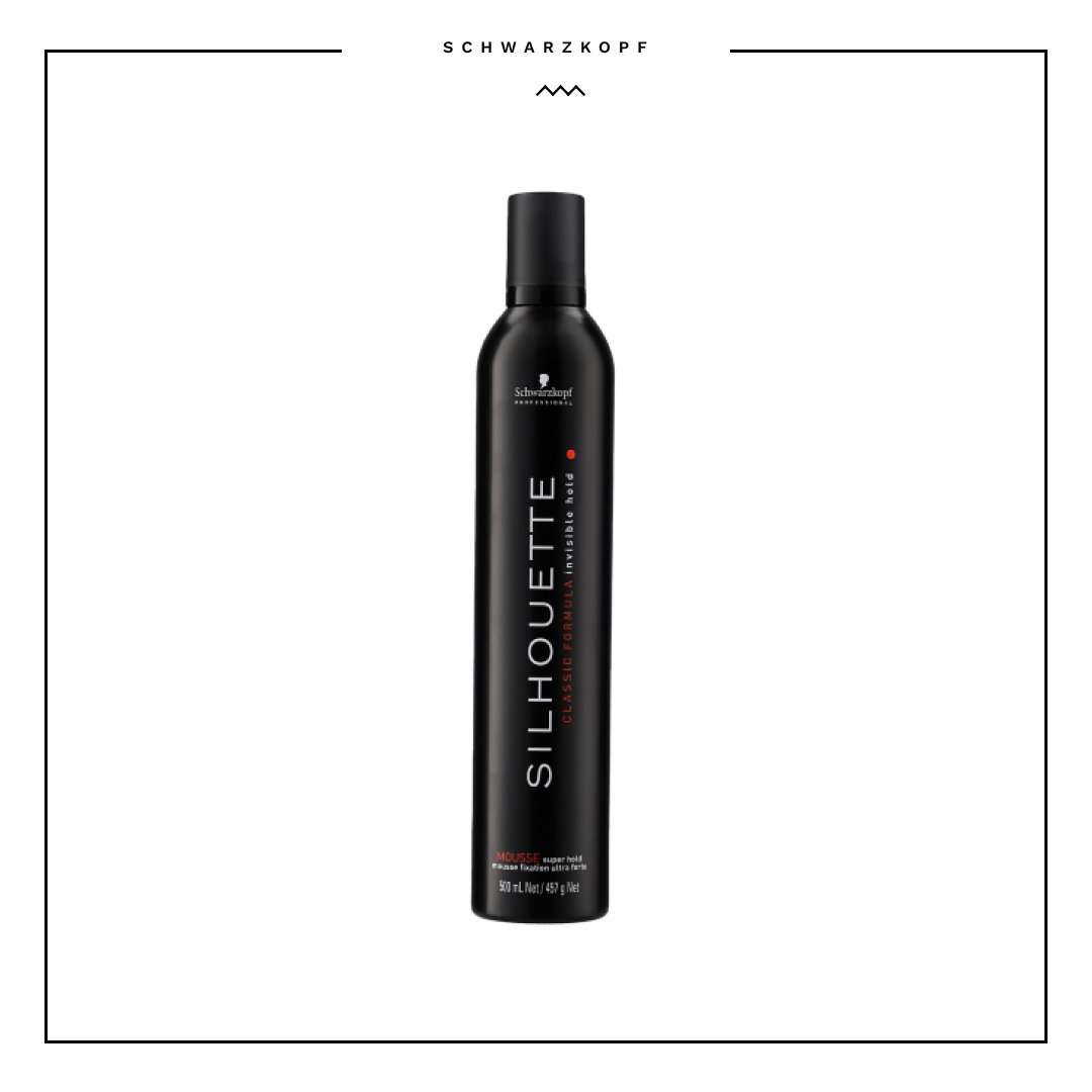 Schwarzkopf Silhouette Classic Formula Invisible Hold Mousse 500ml