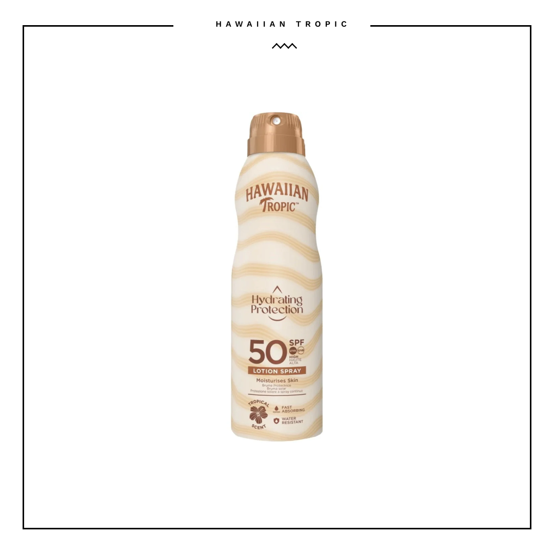 Hawaiian Tropic Hydrating Protection 50SPF Lotion Spray