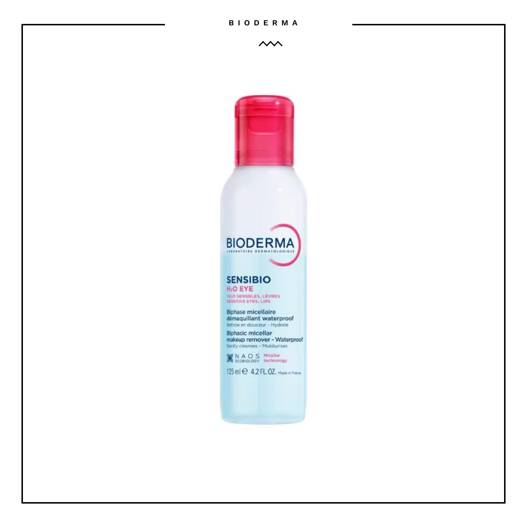 Bioderma Sensibio H2O Eye Biphasic Micellar Waterproof Makeup Remover 125ml