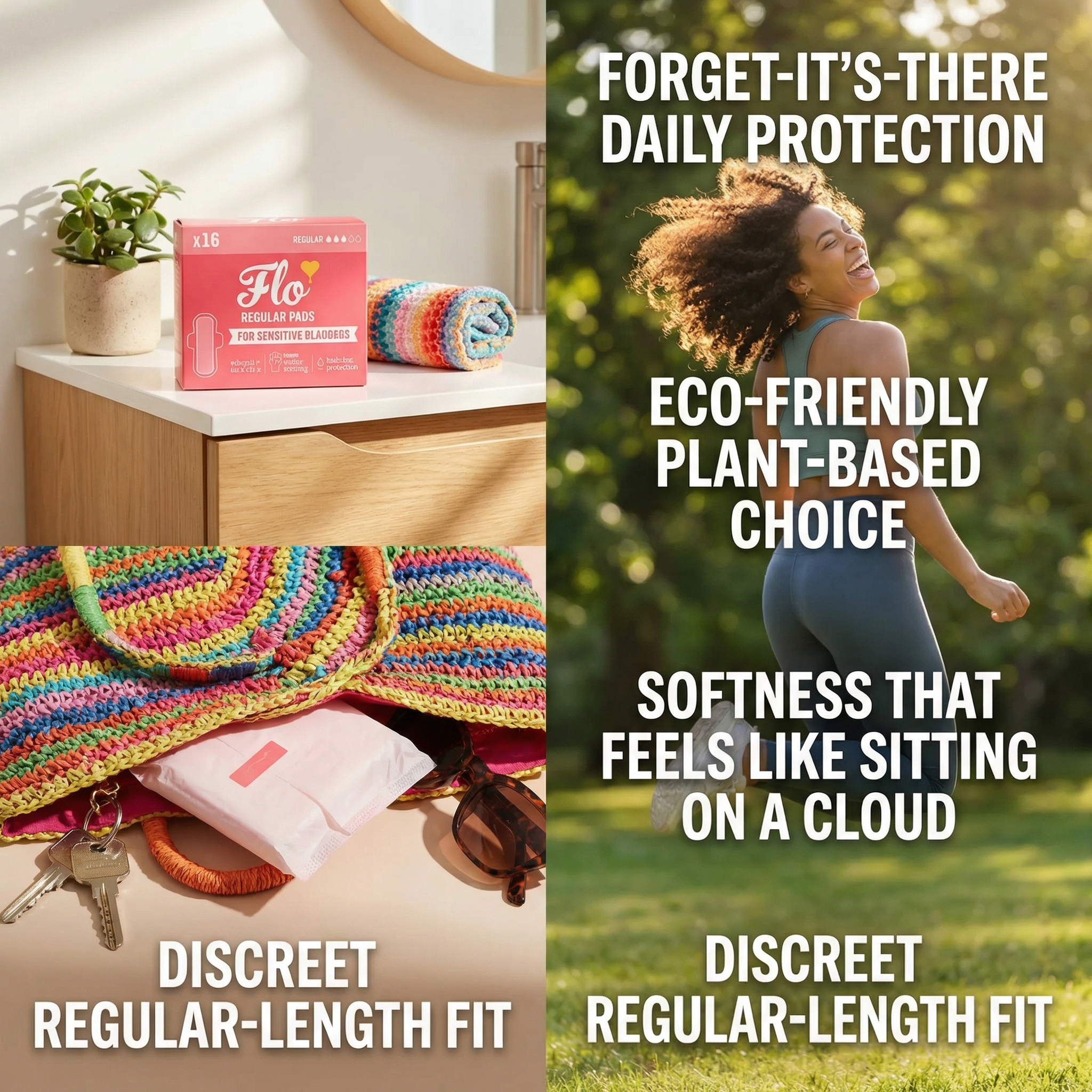 Flo Regular Pads for Sensitive Bladders 16 pads