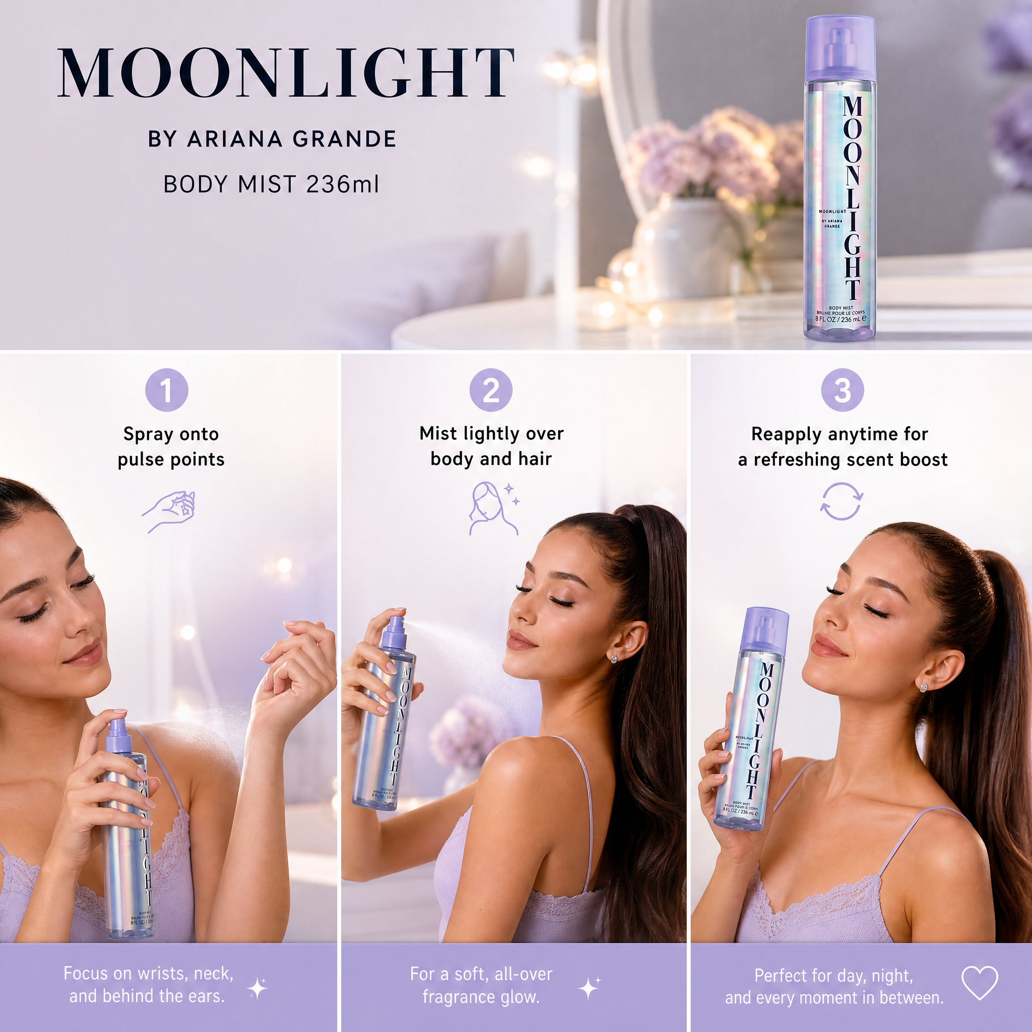 Ariana Grande Moonlight Body Mist 236ml