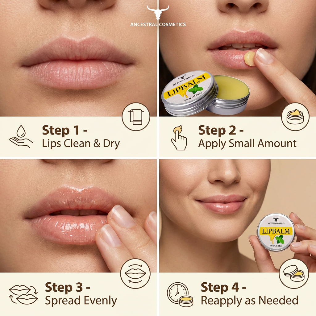 Ancestral Cosmetics Tallow & Honey Lipbalm (Peppermint)