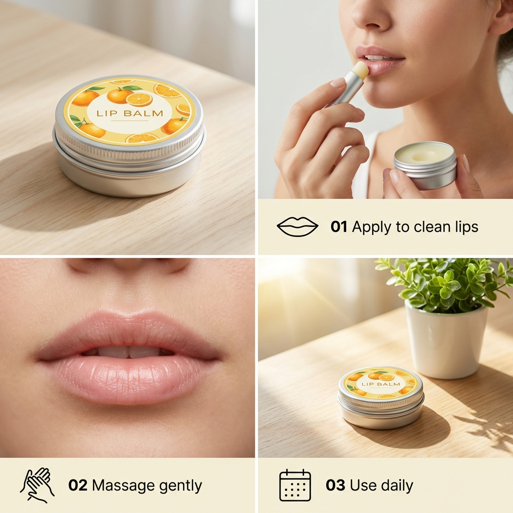 Ancestral Cosmetics Tallow & Honey Lipbalm (Orange)