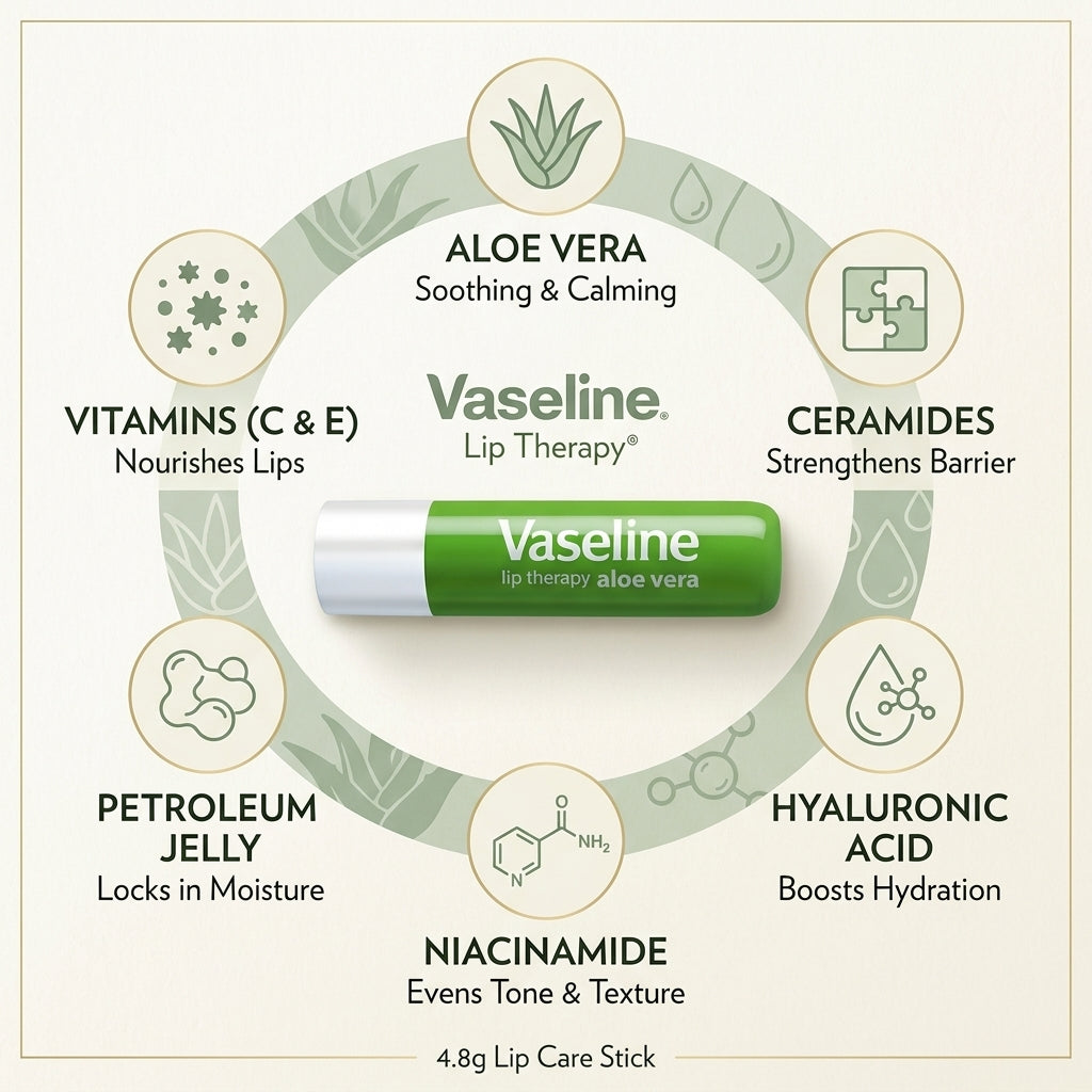 Vaseline Aloe lip care 4.8g
