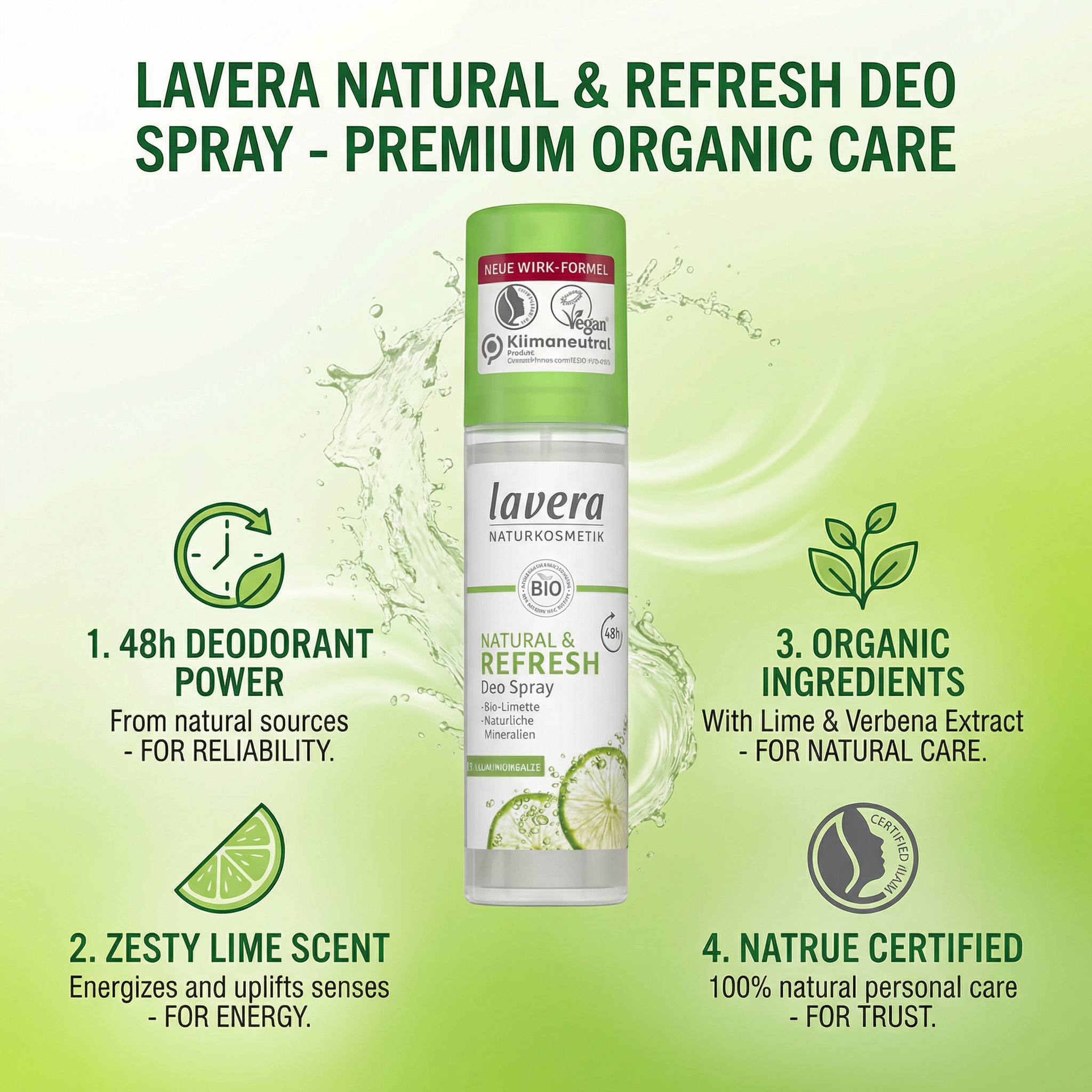 Lavera Natural & Refresh Deo Spray 75ml