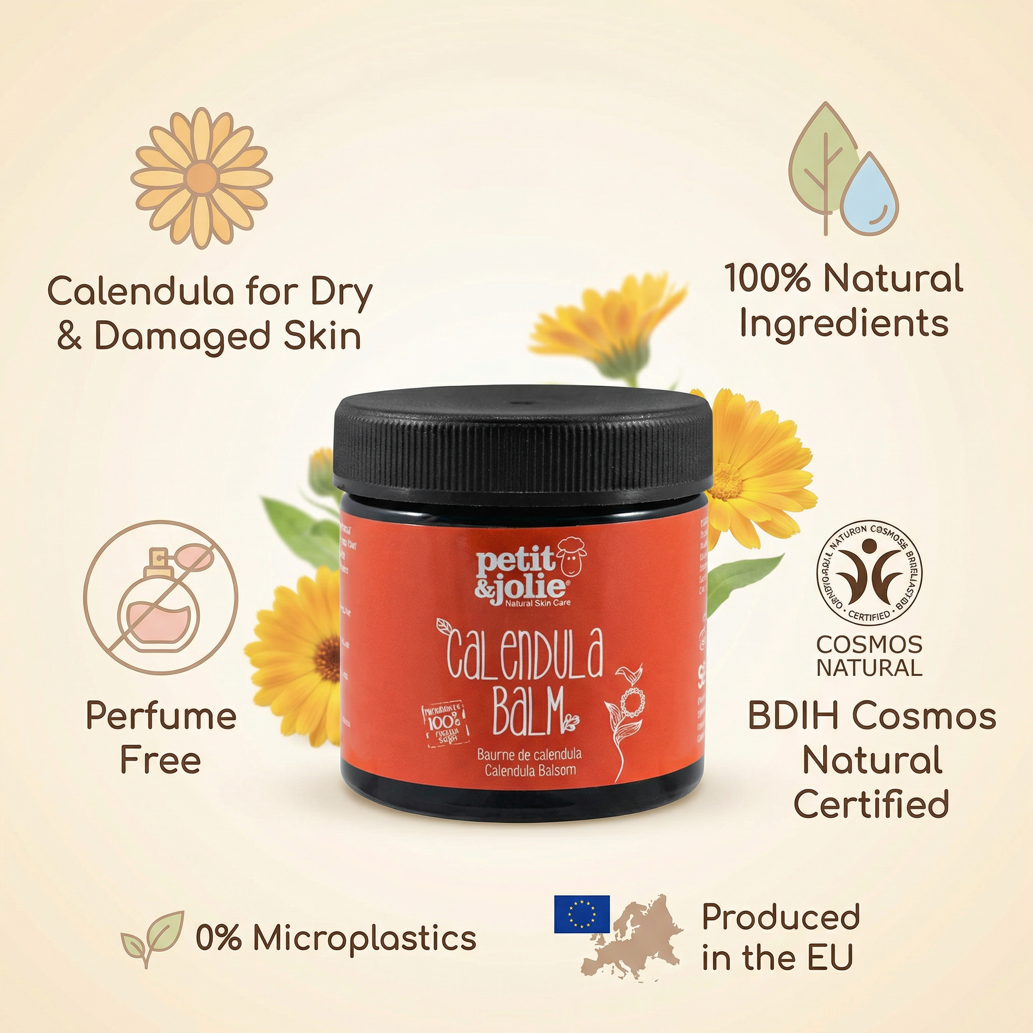 Petit & Jolie Calendula Balm 55ml