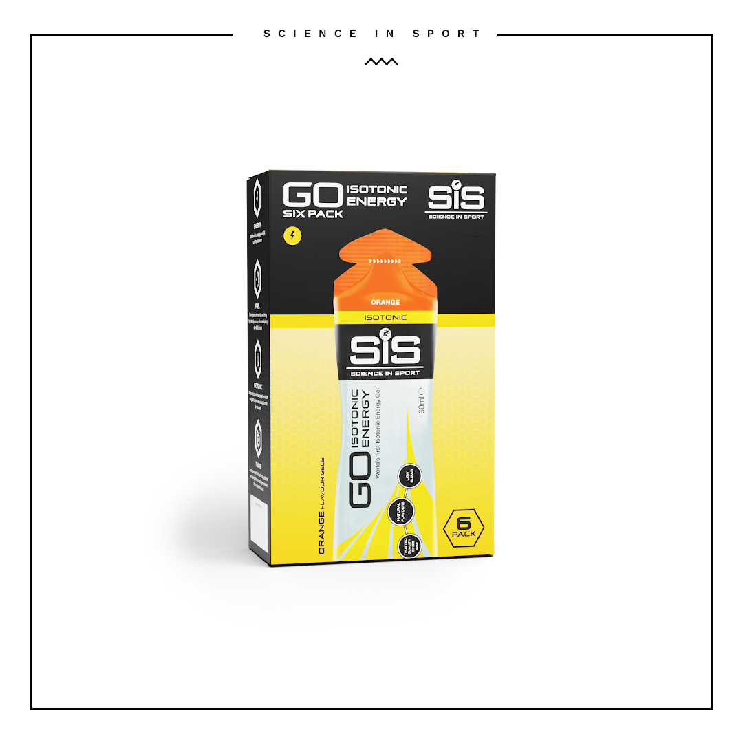 Science In Sport GO Isotonic Energy Gel Orange 60ml - Pack of 6