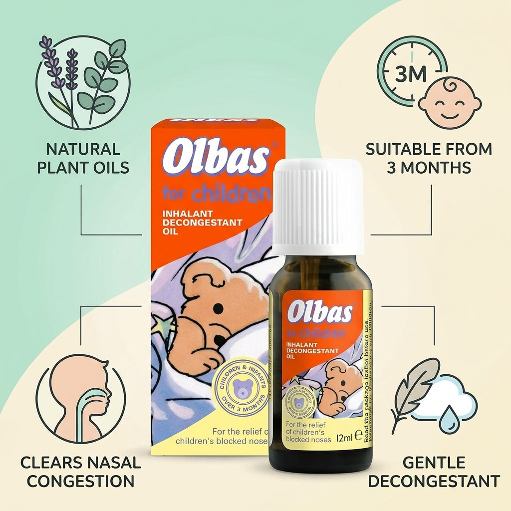 Olbas for Children Inhalant Decongestant Oil 12ml